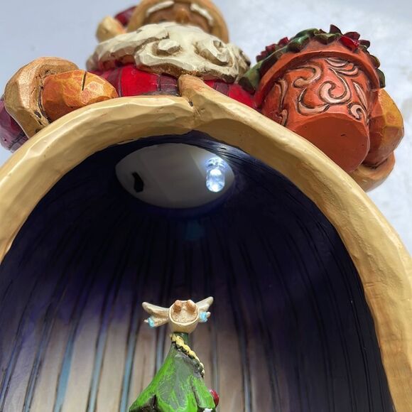 Jim Shore 2007 Christmas Spirit Lives Within Santa Revolving Musical Figurine - Picture 4 of 7